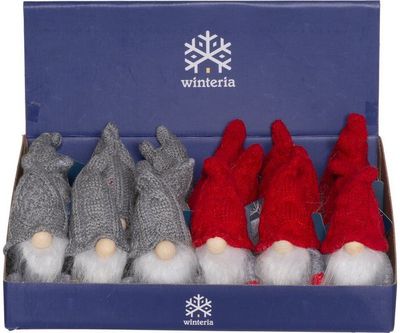 Winteria nykštukas su megzta kepure, 15 cm, įv. rūšys