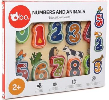 Medinė dėlonė BO. Skaičiai ir gyvūnai