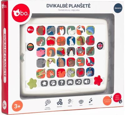 Dvikalbė plančetė BO.