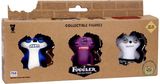 Kolekcinių figūrėlių rinkinys FUGGLER 3 vnt., 6 cm įv. rūšys