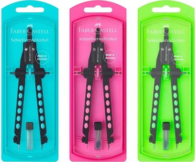 Skriestuvas Faber-Castell FACTORY NEON, įv.spalvų