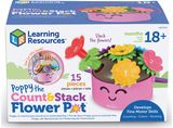 Smulkiosios motorikos ir skaičiavimo žaidimas LR Poppy the Count & Stack Flower Pot™