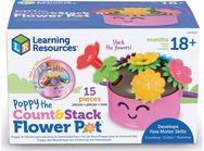 Smulkiosios motorikos ir skaičiavimo žaidimas LR Poppy the Count & Stack Flower Pot™