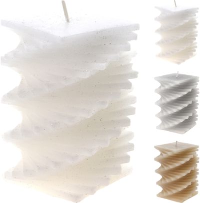 Žvakė PILLAR, įv.spalvos, 10 cm