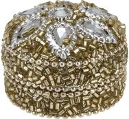 Dėžutė GOLD BEADS, įv. rūšys, 4x3 cm