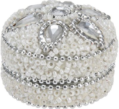 Dėžutė SILVER BEADS, įv. rūšys, 4x3 cm