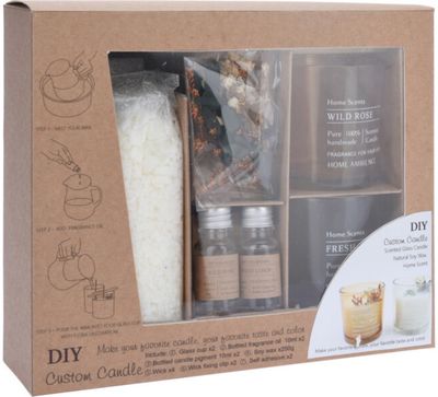 Žvakių gaminimo rinkinys WILD ROSE/FRESH LINEN