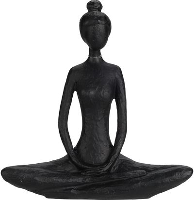 Dekoracija YOGA LADY SITTING, įv.spalvos, 13,3x4x14 cm