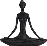 Dekoracija YOGA LADY SITTING, įv.spalvos, 19x5x18,5 cm
