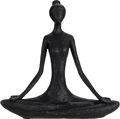Dekoracija YOGA LADY SITTING, įv.spalvos, 19x5x18,5 cm