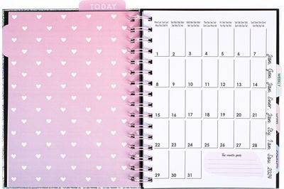 Darbo knyga TCD 2024 ROSE GLITTER (EN) savaitė