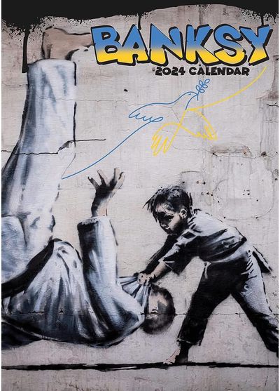 Kalendorius BANKSY 2024 42X29,7CM