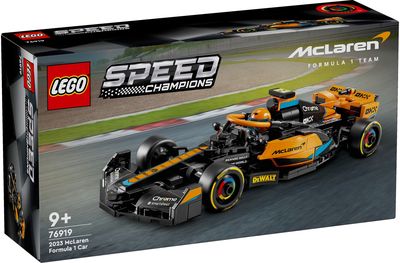 LEGO Speed Champions 2023 metų Formulės-1 lenktyninis automobilis McLaren 76919