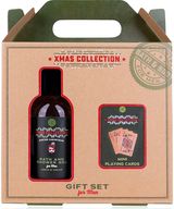 Dovanų rinkinys MEN'S COLLECTION XMAS (vonios ir dušo želė+mini kortos), 100 ml