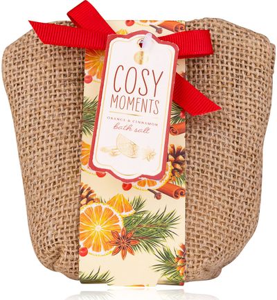 Vonios druska COSY MOMENTS džiuto maišelyje, 100 g