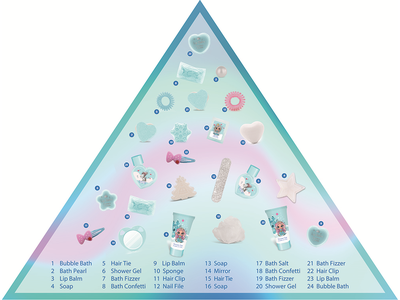 Kosmetikos advento kalendorius LITTLE PRINCESS DIAMOND