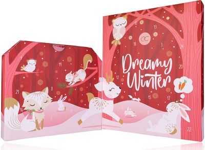 Kosmetikos advento kalendorius DREAMY WINTER, 28x9x34 cm