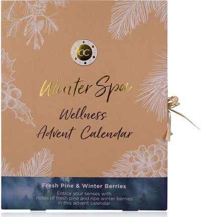 Kosmetikos advento kalendorius WINTER SPA BOOK, 25,5x10x32,5 cm