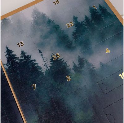 Kosmetikos advento kalendorius WINTER SPA BOOK, 25,5x10x32,5 cm