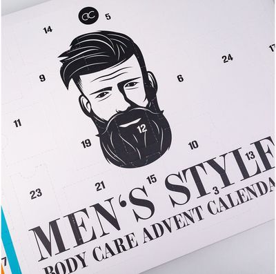Kosmetikos advento kalendorius MEN'S STYLE, 46x4x34 cm