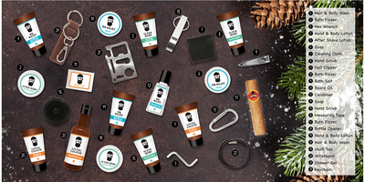 Kosmetikos advento kalendorius MEN'S STYLE, 46x4x34 cm