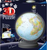 Dėlionė 3D RAVENSBURGER gaublys su LED apšvietimu 540 det.