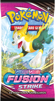 Kortelės PokemonSword & Shield Fusion Strike Booster įv. rūšys