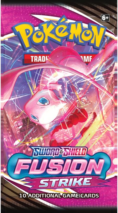 Kortelės PokemonSword & Shield Fusion Strike Booster įv. rūšys