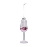 Eglutės dekoracija CHAMPAGNE GLASS, įv.rūšys
