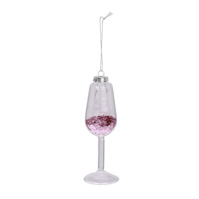 Eglutės dekoracija CHAMPAGNE GLASS, įv.rūšys
