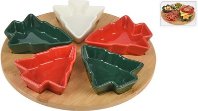 Užkandžių serviravimo rinkinys XMAS TREE