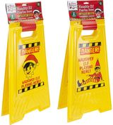 Sulankstomas įspėjimo ženklas ELVES DANGER įv. rūšys