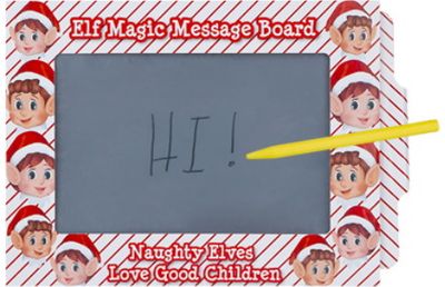 Kūrybinė magnetinė lentelė elfo žinutėms ELVES BEHAVIN' BADLY 27 x 19cm