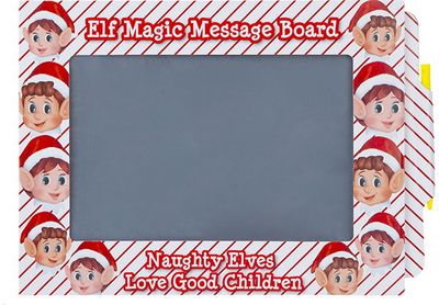 Kūrybinė magnetinė lentelė elfo žinutėms ELVES BEHAVIN' BADLY 27 x 19cm
