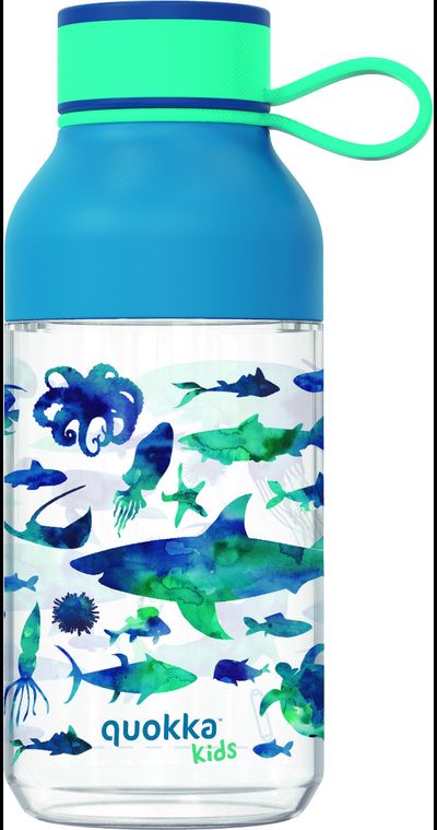 Stiklinė gertuvė QUOKKA SEA ANIMALS, 430 ml