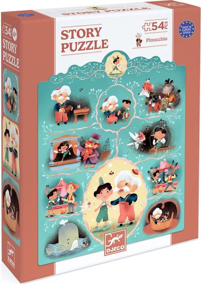 Dėlionė DJECO Pinocchio - 54 det.