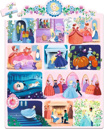 Dėlionė DJECO Story puzzles Cinderella - 54 det.