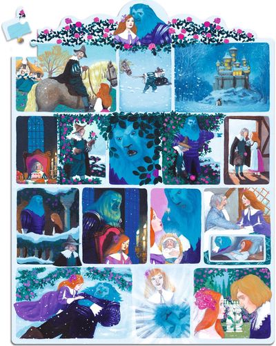 Dėlionė DJECO Story puzzles Beauty and the Beast - 100 det.