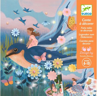 Kūrybinis rinkinys DJECO Fairy tales to decorate – Thumbelina