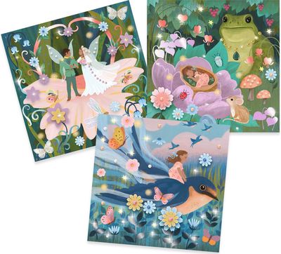 Kūrybinis rinkinys DJECO Fairy tales to decorate – Thumbelina
