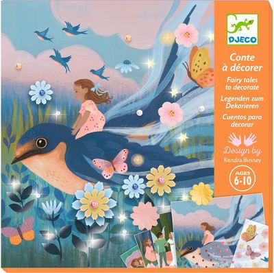 Kūrybinis rinkinys DJECO Fairy tales to decorate – Thumbelina