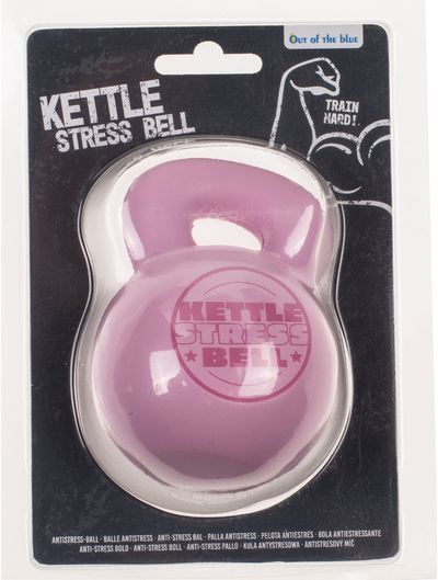 Antistresinis kamuoliukas KETTLEBELL rožinis (blisteris)