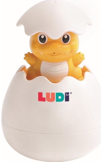 Vonios žaislas kiaušinis LUDI dinozauras