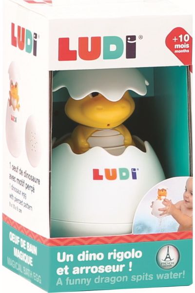 Vonios žaislas kiaušinis LUDI dinozauras