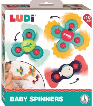 Lavinamasis žaislas suktukai LUDI baby spinners