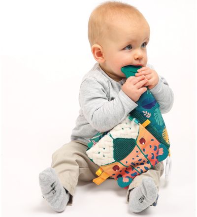 Lavinamoji kūdikio knygelė LUDI džiunglės (medžiaginė)