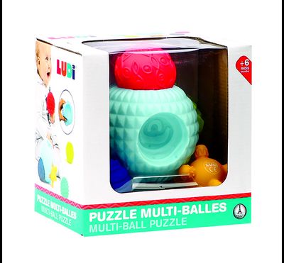 Lavinamasis žaislas LUDI kamuoliukas - dėlionė