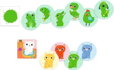 Stalo žaidimas DJECO Toddler card game -Little Select