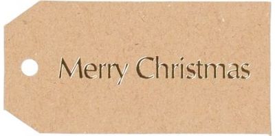 Dovanų ženklinimo kortelės XMAS CRAFT, 20 vnt.