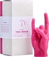 Žvakė CANDLEHAND YOU ROCK PINK, 400 g
